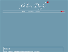 Tablet Screenshot of en.galerie-dreyfus.com